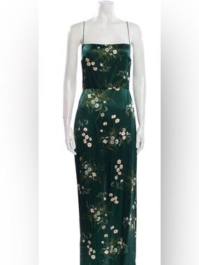 Reformation Frankie Silk Dress in Buena